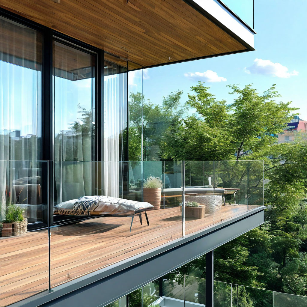 Безрамное остекление