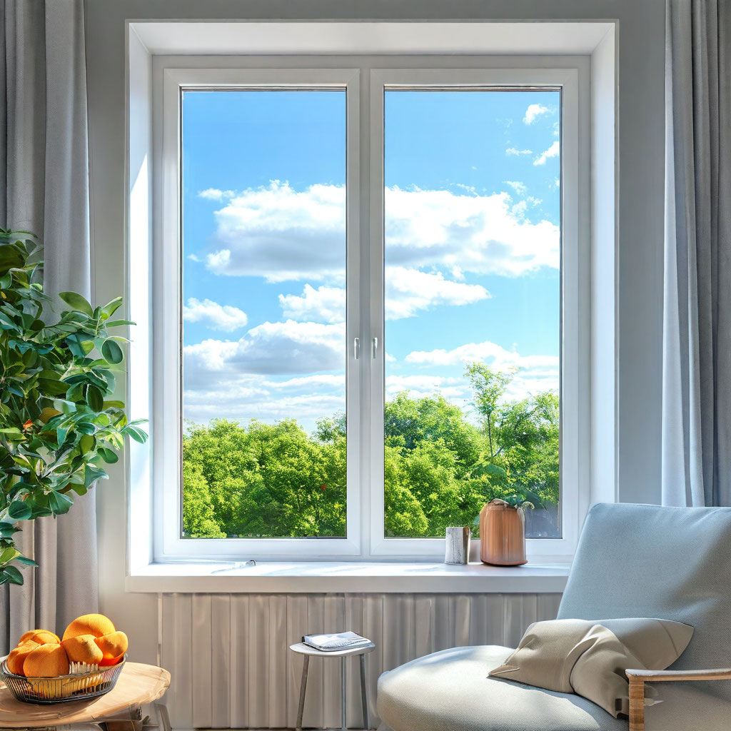 Окно с солнцезащитой